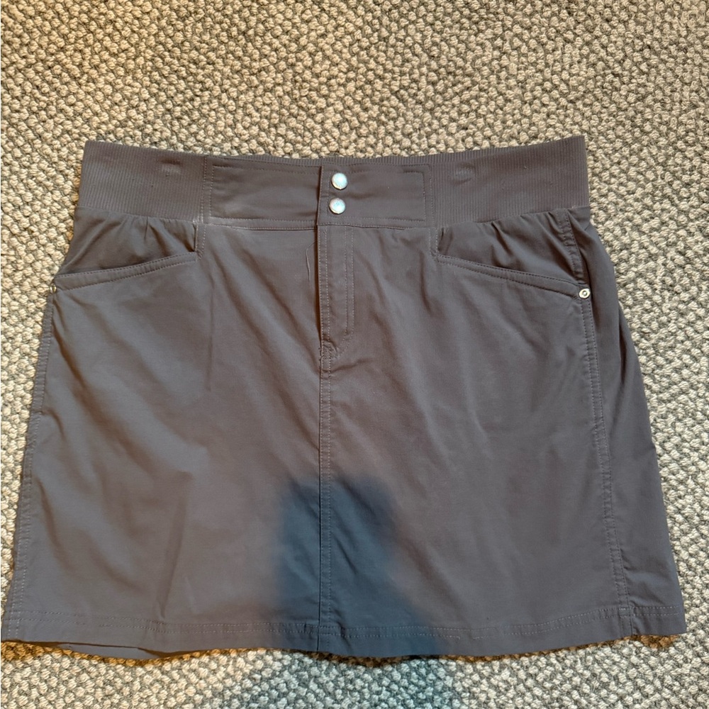 Dark Grey nylon Skort